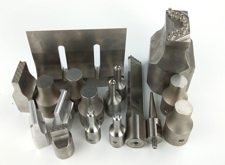 Range of ultrasonic horns and sonotrodes machined in-house for welding, cutting and sealing