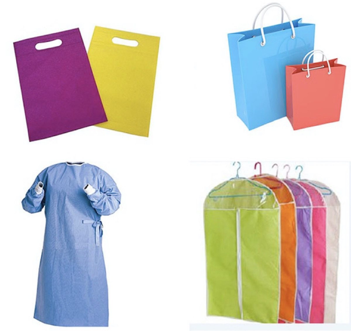 Ultrasonic welding and cutting of non-woven fabric