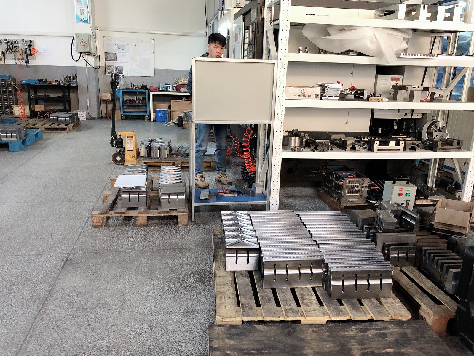 Finished ultrasonic tooling ready for dispatch