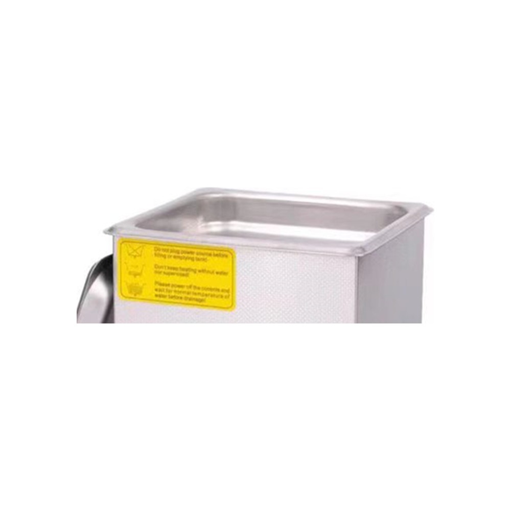 Stainless-steel cleaning tank with lid and basket