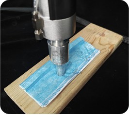 Fabric welding with the hand gun
