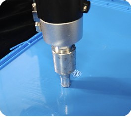 Plastic welding with the hand gun