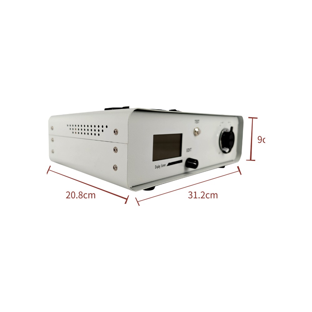 Ultrasonic generator box of the manure belt spot welder with its dimensions