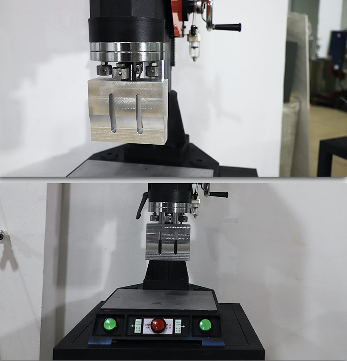 Ultrasonic trimming of plastic parts