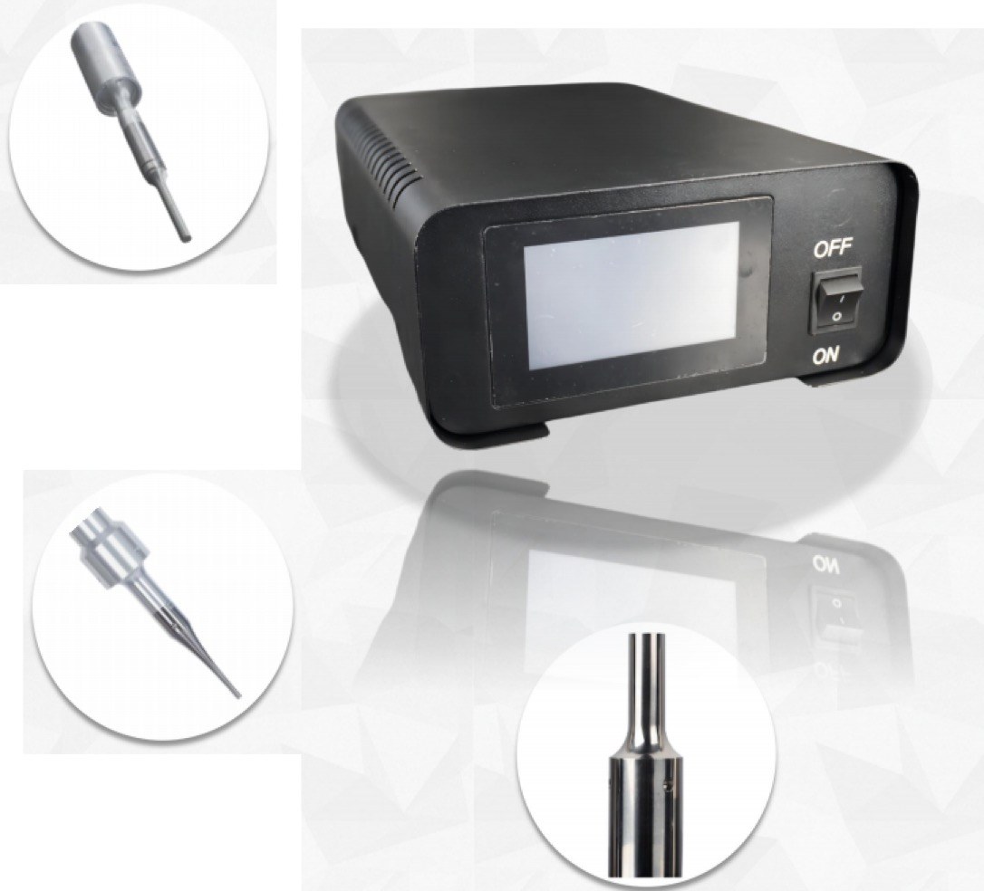 Ultrasonic homogenizer generator, transducer and probe