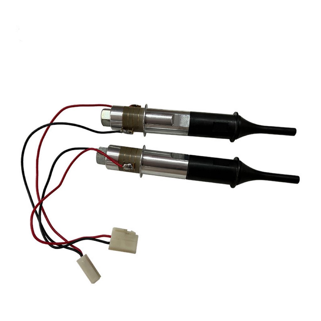 Ultrasonic tea bag welding machine on the bench