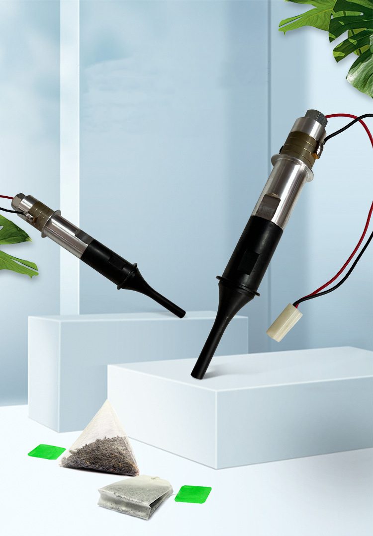 Ultrasonic spot welding machine for tea bag
